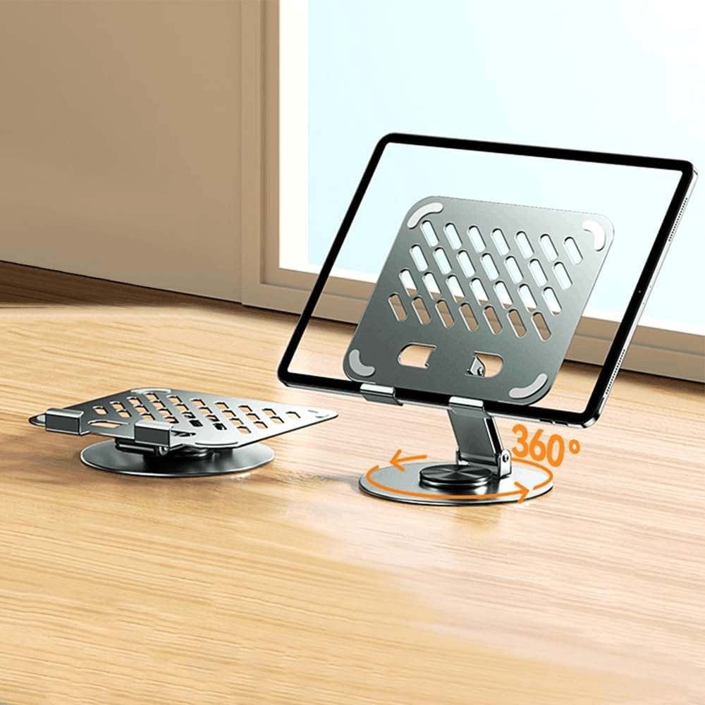 REMAX RM-C60 360 Degree Rotating Foldable Aluminum Alloy Tablet and Phone Stand