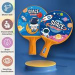 Space Sports Fun Ping Pong Game Set Astronaut Paddle Ball Toy for Kids