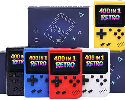 SUP Game Box 400 in 1 Handheld Retro Gaming Console,Mini Gaming Console, Kids Gaming Device