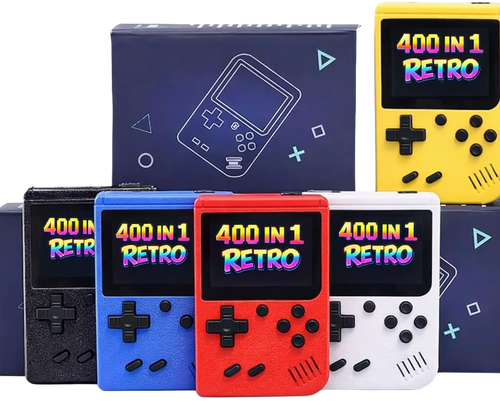 SUP Game Box 400 in 1 Handheld Retro Gaming Console,Mini Gaming Console, Kids Gaming Device