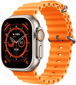 V200 Ultra 2.2 Smart Watch Orange IP68 Waterproof Bluetooth Calling Fitness Tracker with WearFit Pro App