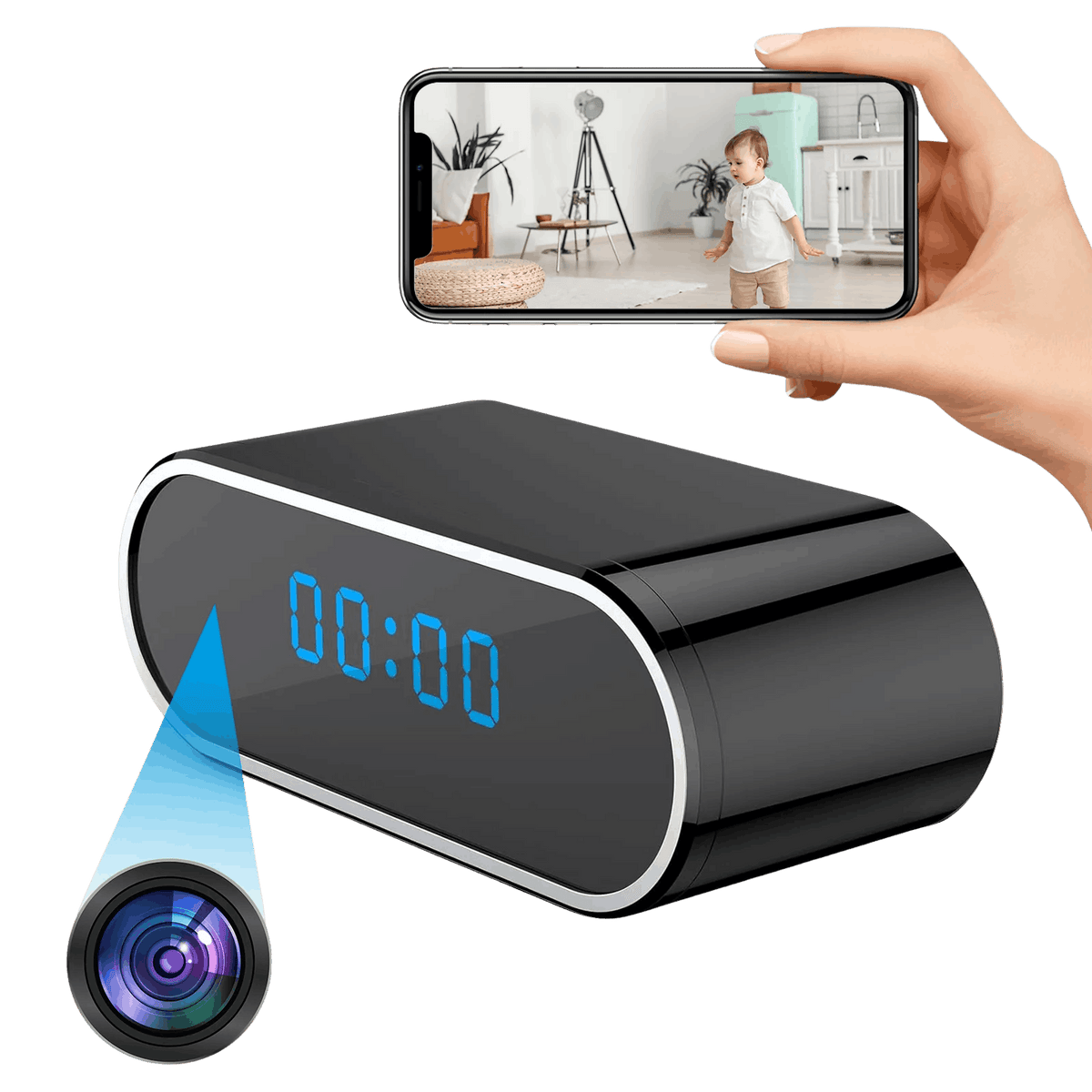 WiFi Smart Security Camera with Mobile App Control and Real Time Motion Alerts