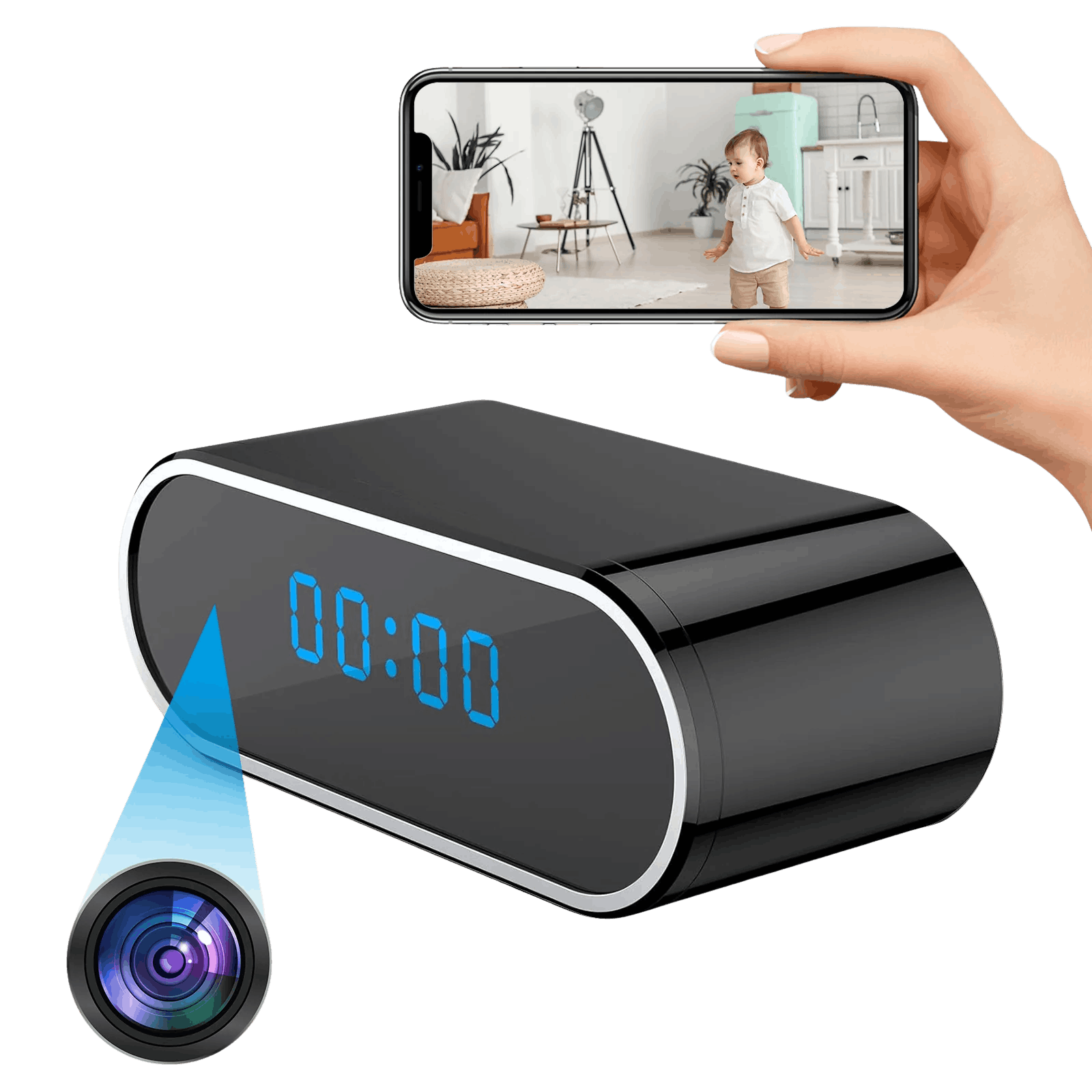 WiFi Smart Security Camera with Mobile App Control and Real Time Motion Alerts