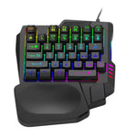 Wireless Bluetooth gaming keyboard and mouse combo 5-in-1 for mobile FPS gaming PUBG support Android and iOS devices