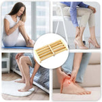 Sugar patient Foot Massager Dual 6 Row Foot Wooden Massager Roller Plantar Fasciitis Relief Feet Pain Muscle Relaxation Massage Tools