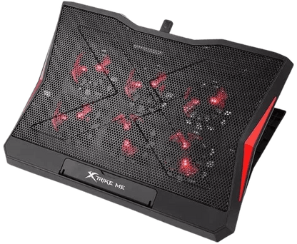 XTRIKE ME FN811 Laptop Cooling Pad with 6 Fans and Dual USB Ports