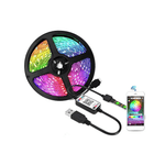 XTRIKE ME HT-5050-B3 3M RGB LED Strip Light with Bluetooth App Control and USB Power